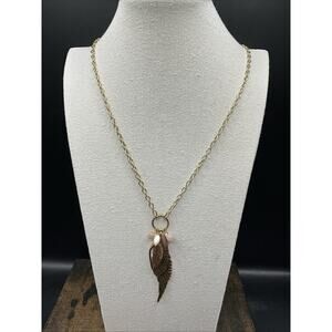 Barse Wing & A Prayer Necklace-Multi-Stone- Bronze-NWT